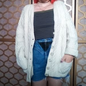 100% Wool Knit Sweater Made in Ireland